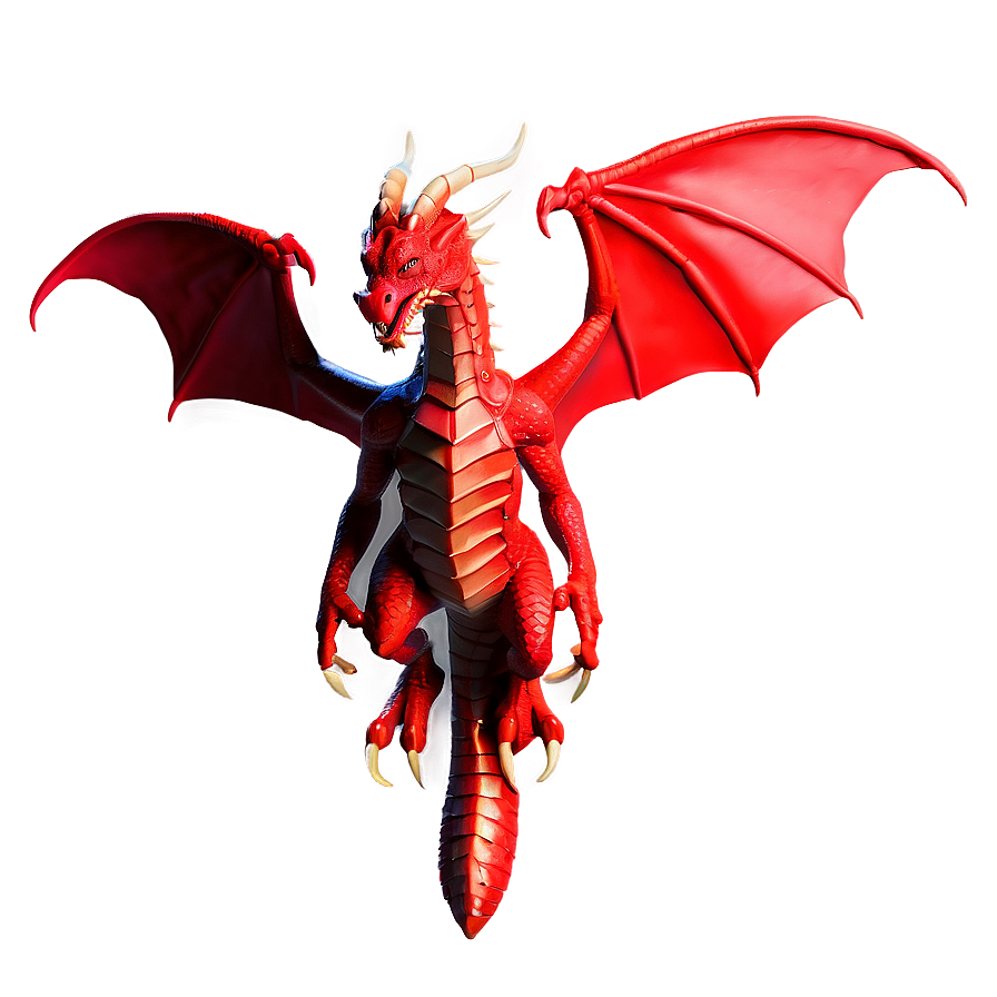 Red Dragon Mythical Creature Png 05062024 PNG image