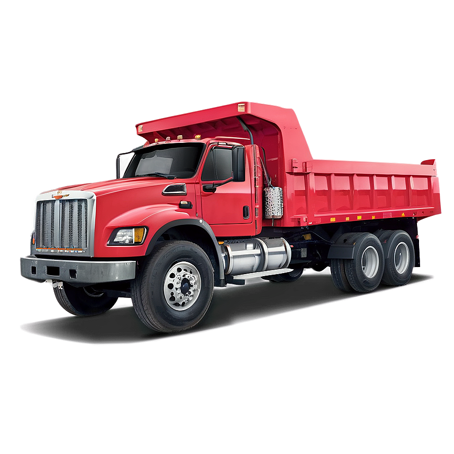 Red Dump Truck Png 12 PNG image