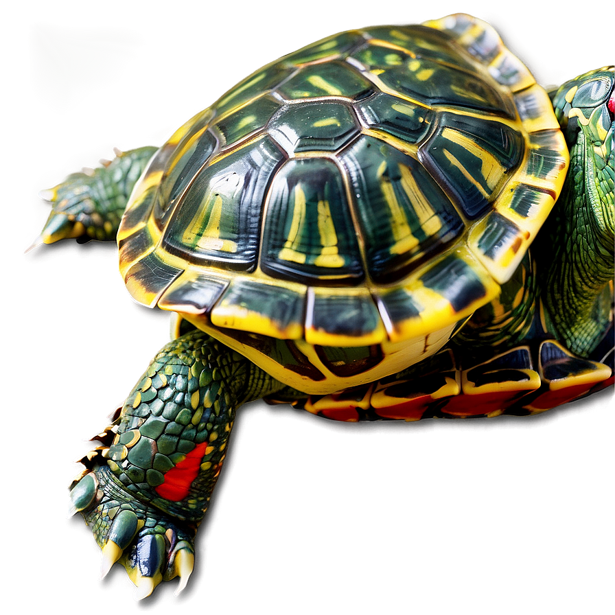 Red-eared Slider Turtle Png 06242024 PNG image