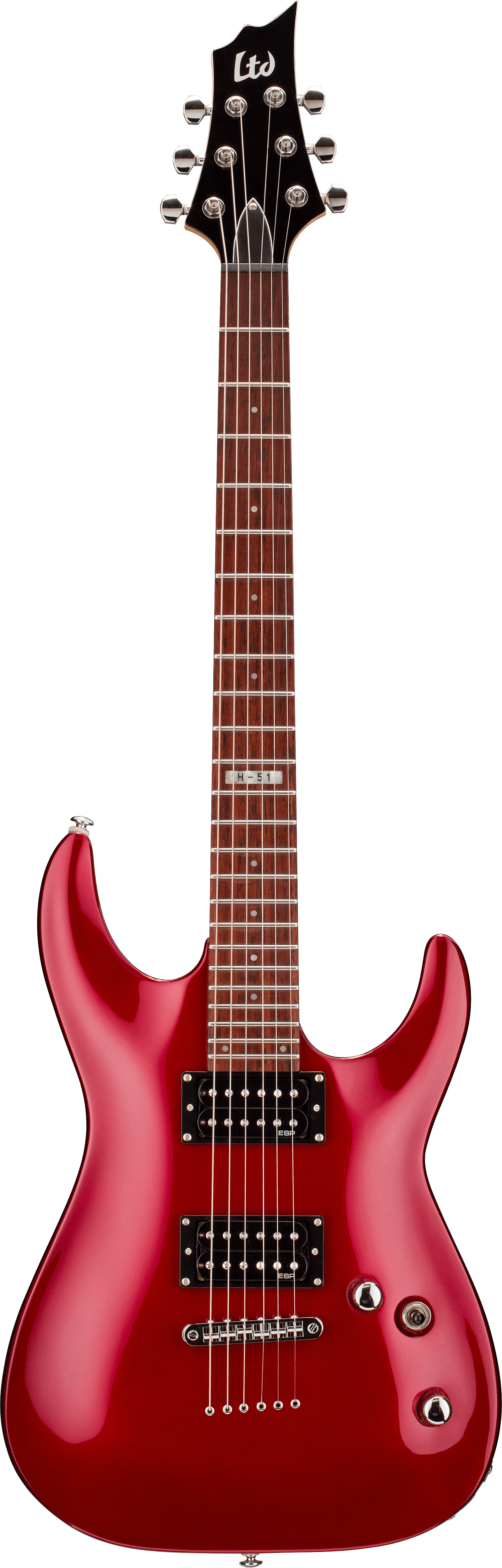 Red Electric Guitar Isolated PNG image