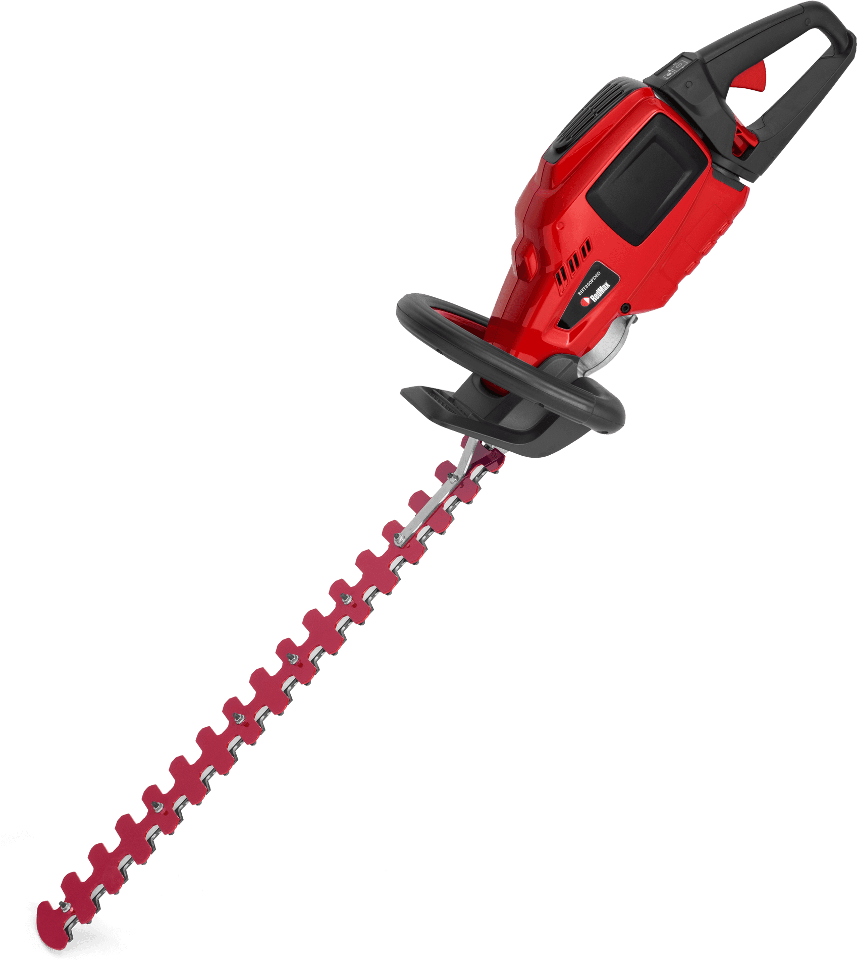 Red Electric Hedge Trimmer PNG image