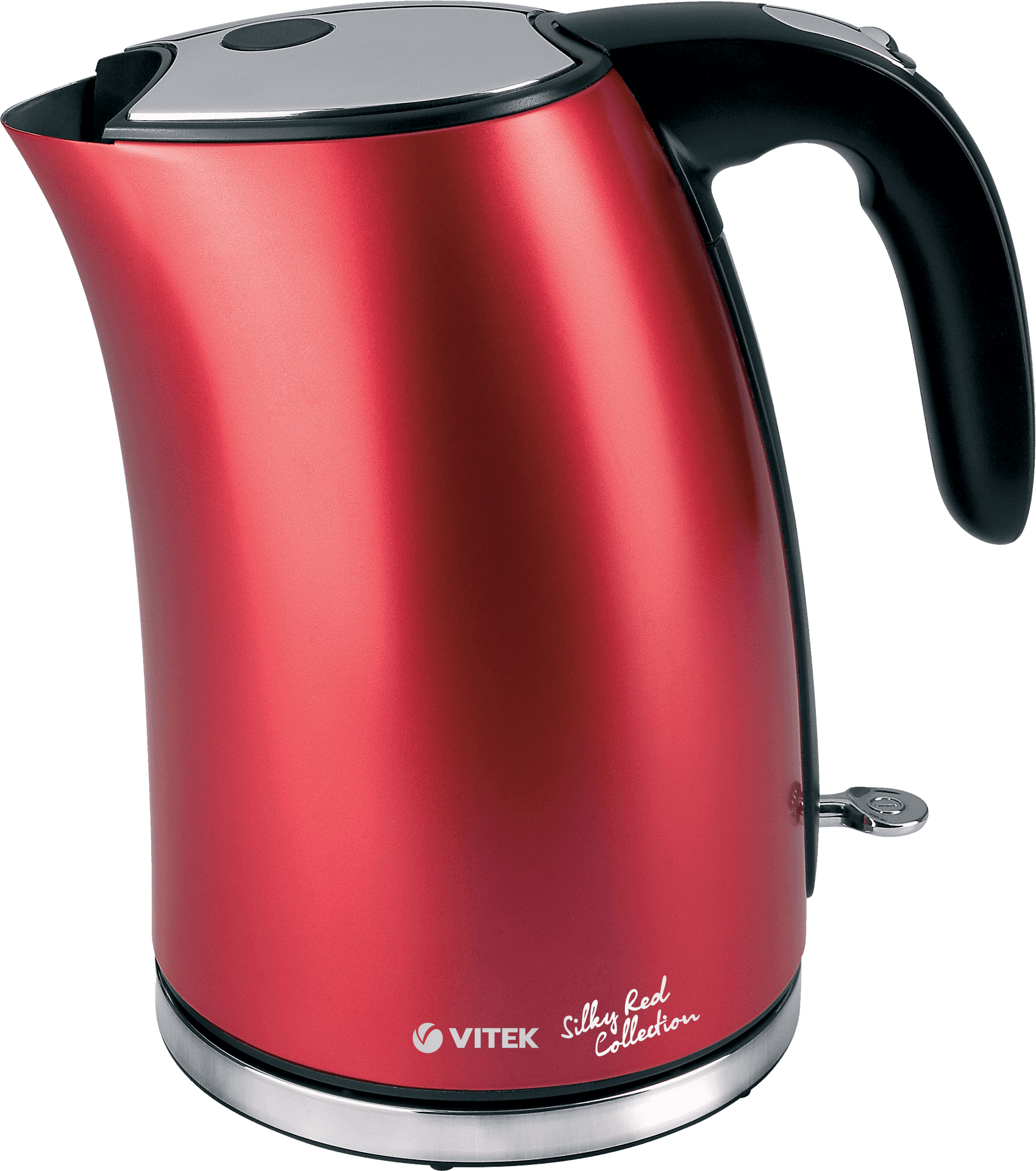 Red Electric Kettle V I T E K PNG image