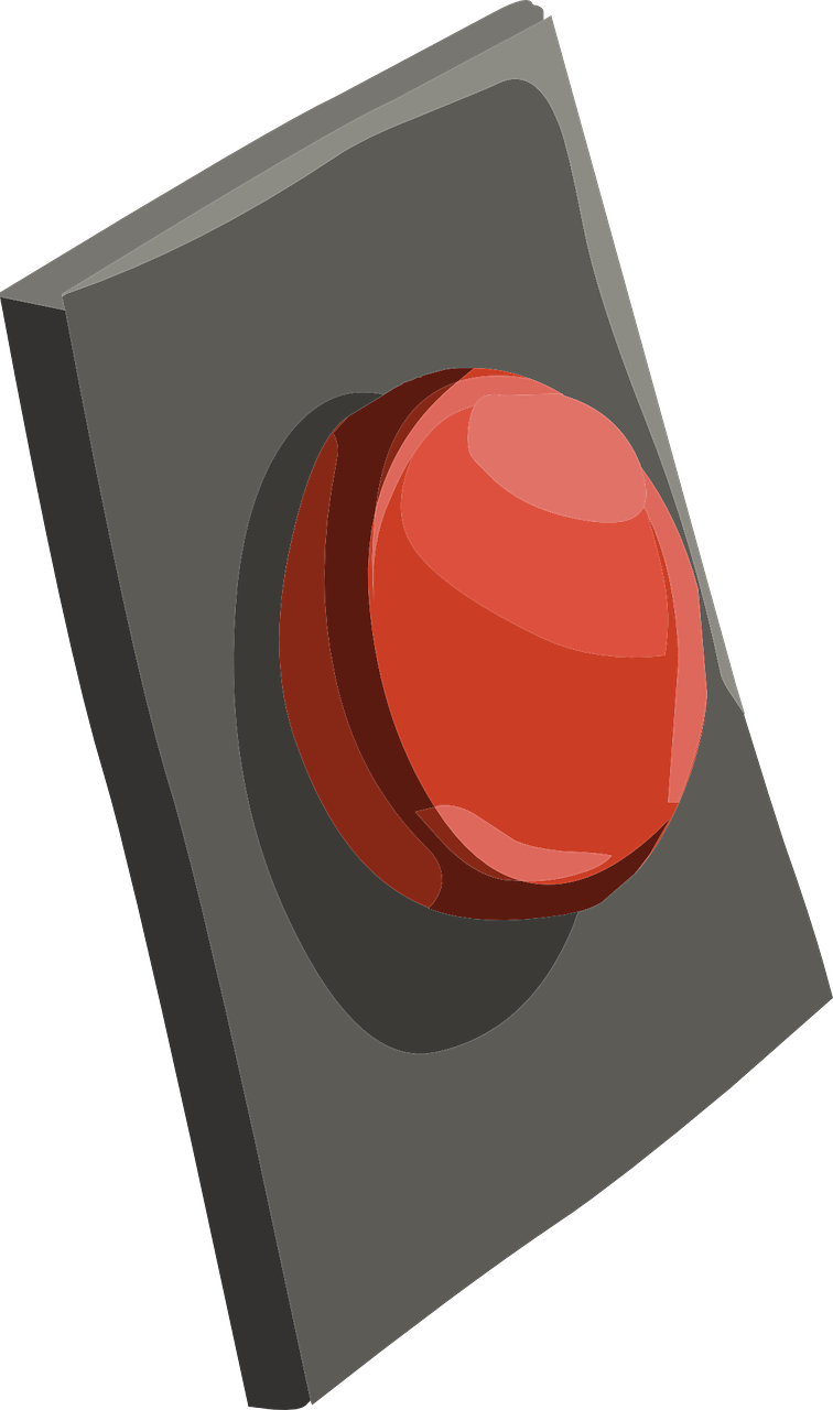Red Emergency Button PNG image