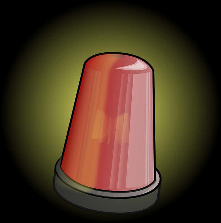 Red Emergency Light Illustration PNG image