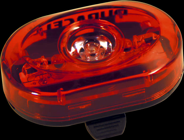 Red Emergency Light Top View PNG image