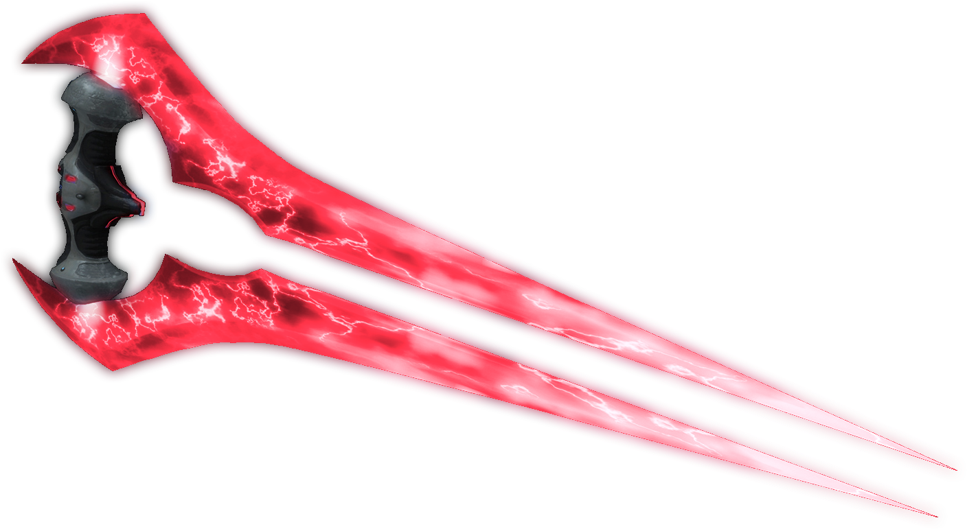 Red Energy Bladed Weapon PNG image