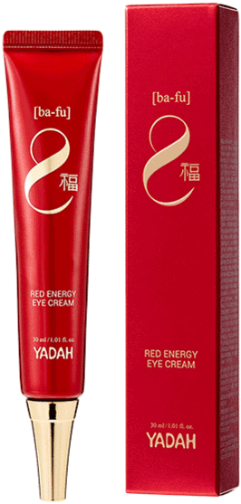 Red Energy Eye Cream Yadah Packaging PNG image