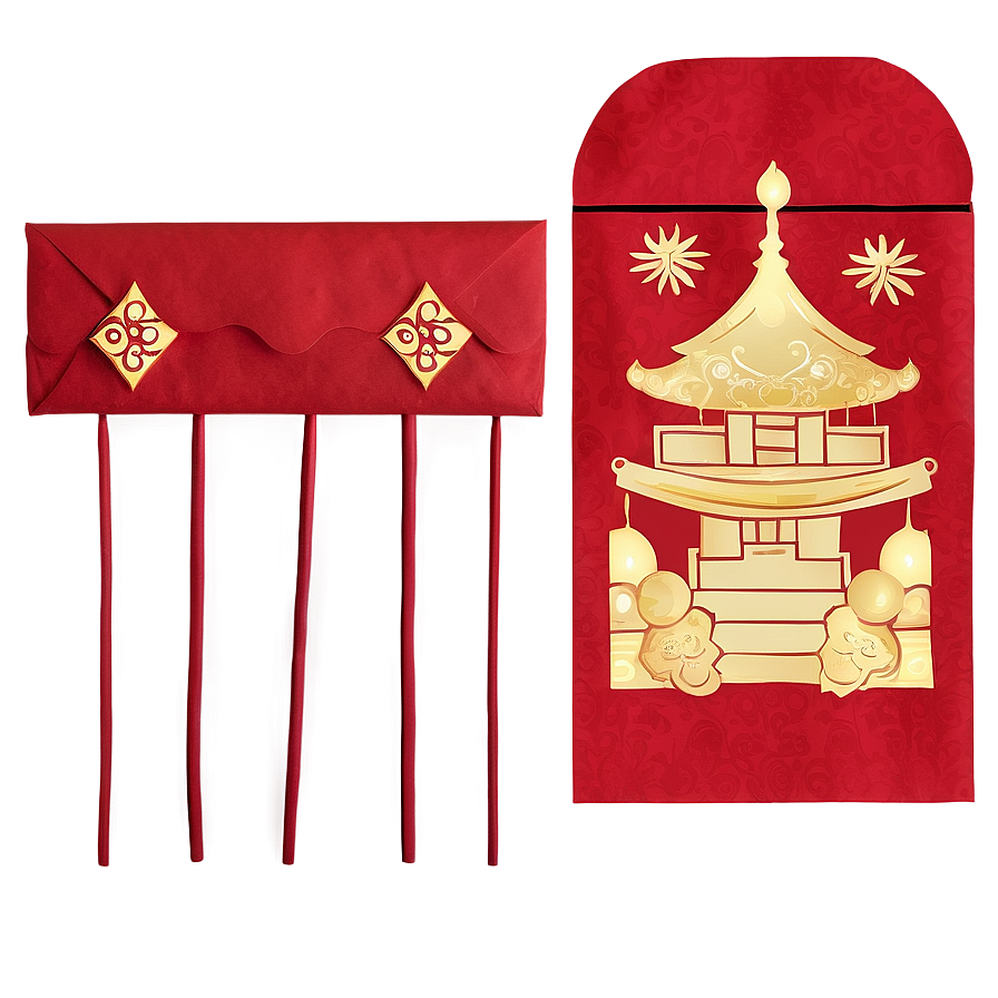 Red Envelope For Lunar Celebration Png 06292024 PNG image