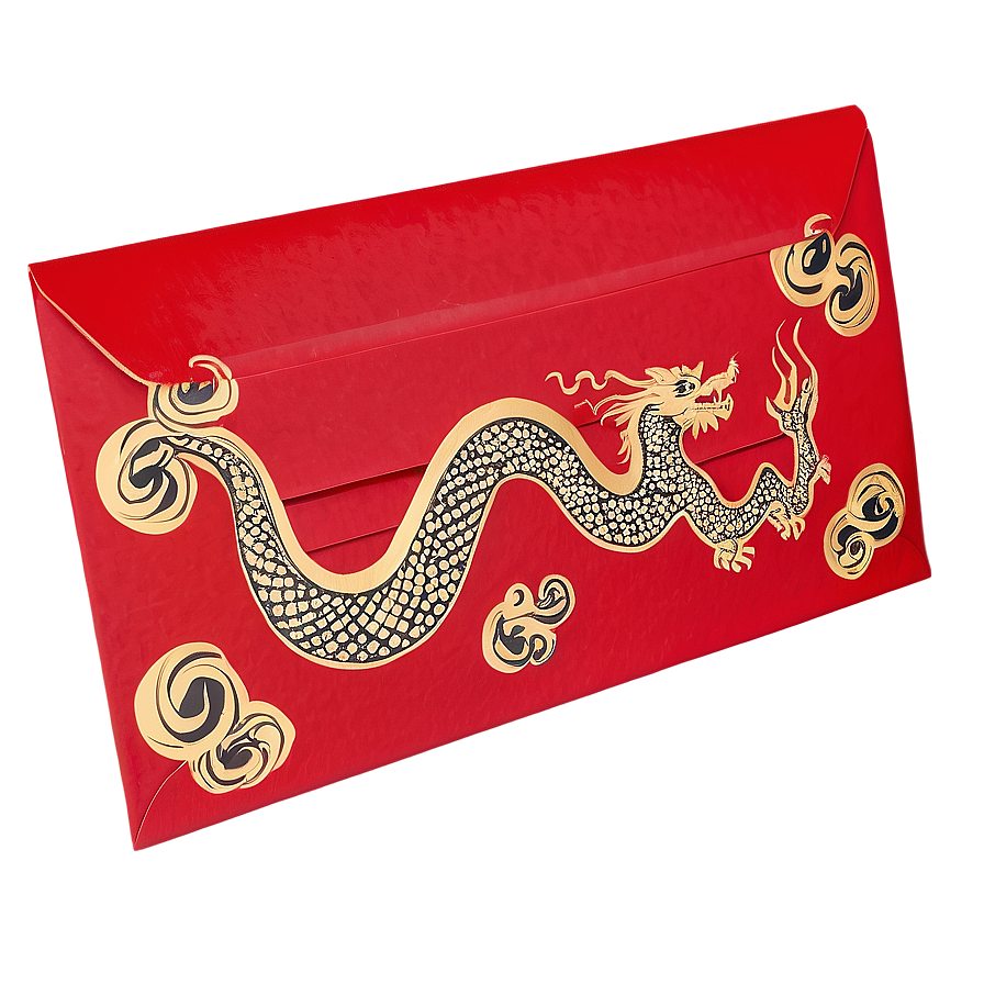 Red Envelope With Dragon Design Png 73 PNG image