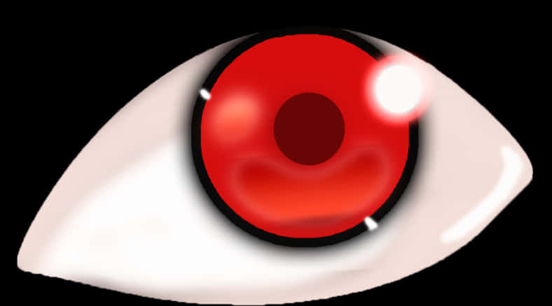 Red Eye Effect Illustration PNG image