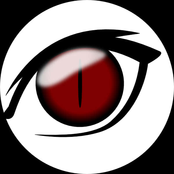 Red Eye Graphic Art PNG image