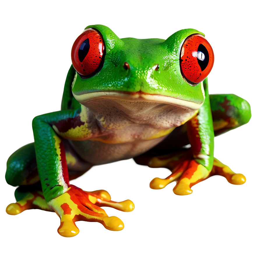 Red Eyed Tree Frog Clipart Png 06262024 PNG image