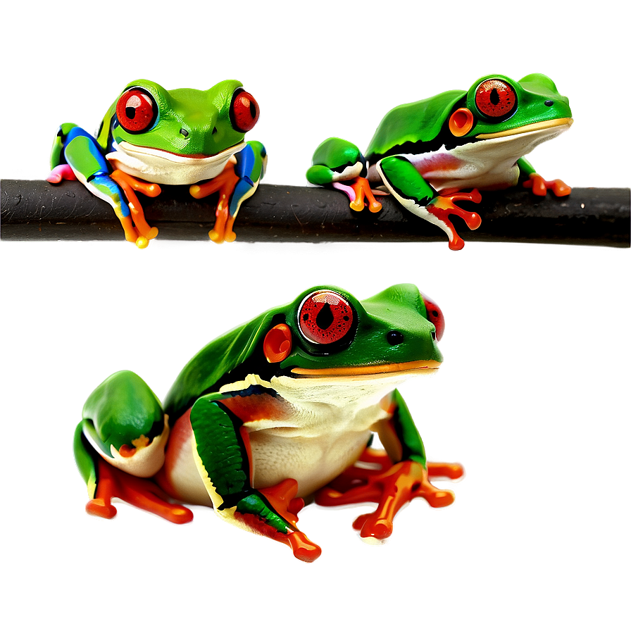 Red-eyed Tree Frog Png 05032024 PNG image