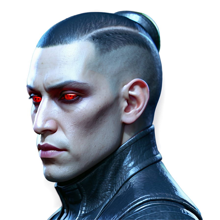 Red Eyes Cyberpunk Character Png Dhy66 PNG image