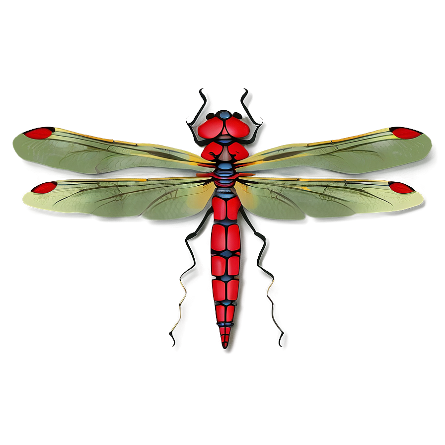 Red Eyes Dragonfly Png Ual56 PNG image