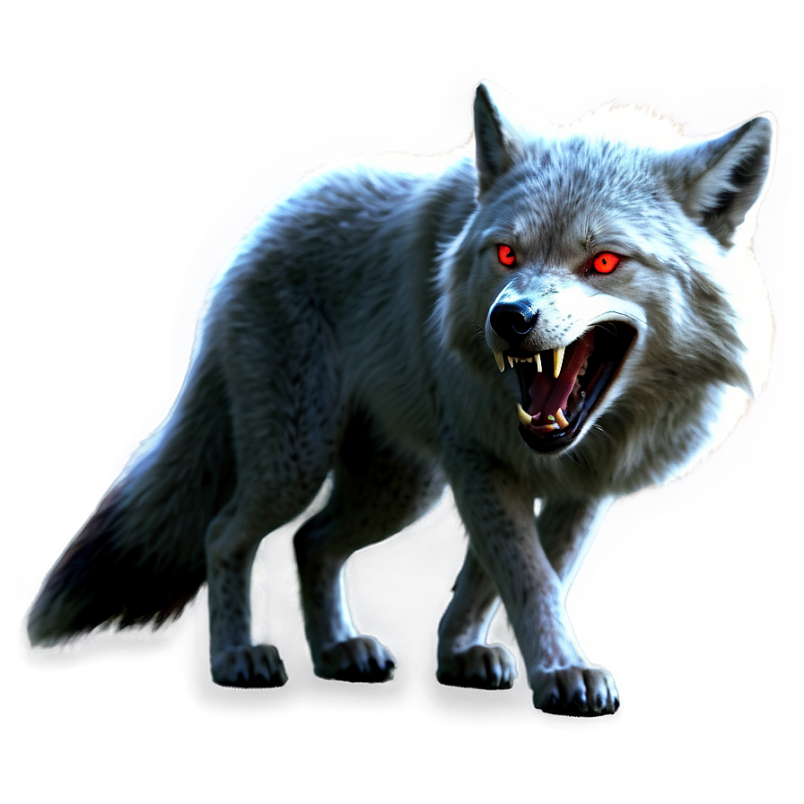 Red Eyes Wolf Png Lhj88 PNG image