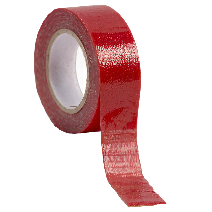 Red Fabric Tape Png 06132024 PNG image