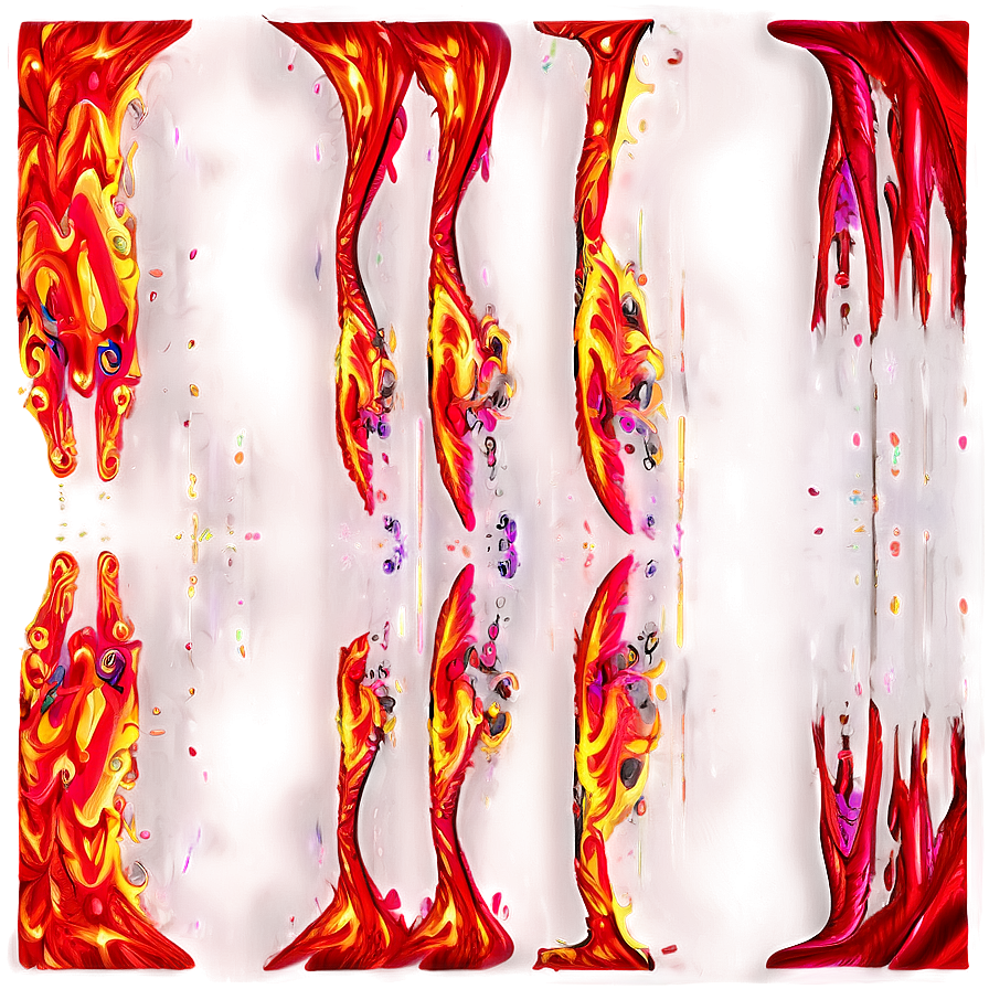 Red Fire Abstract Splash Png Ipj67 PNG image