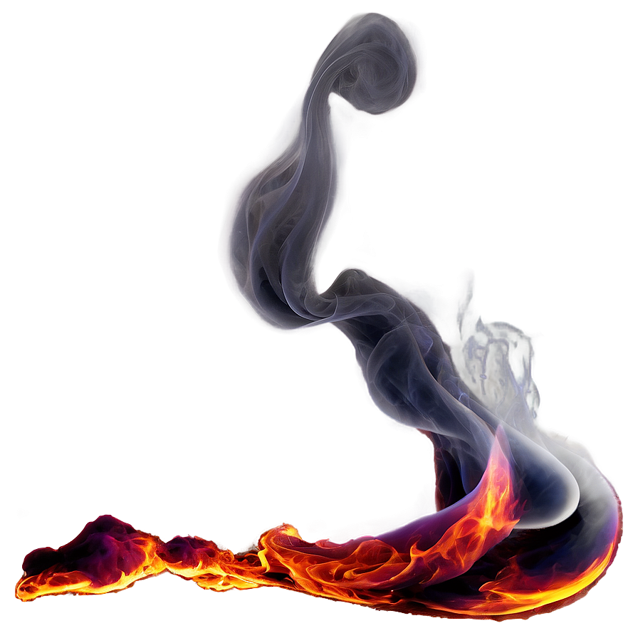 Red Fire And Smoke Png 75 PNG image