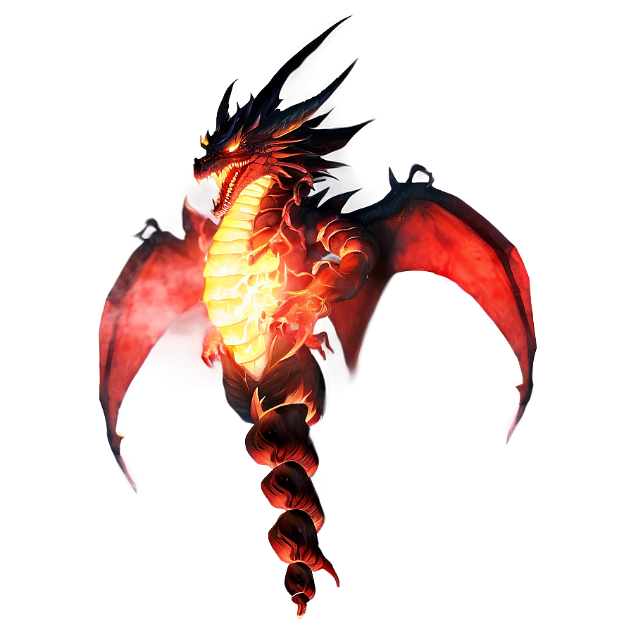 Red Fire Dragon Breath Png 06252024 PNG image