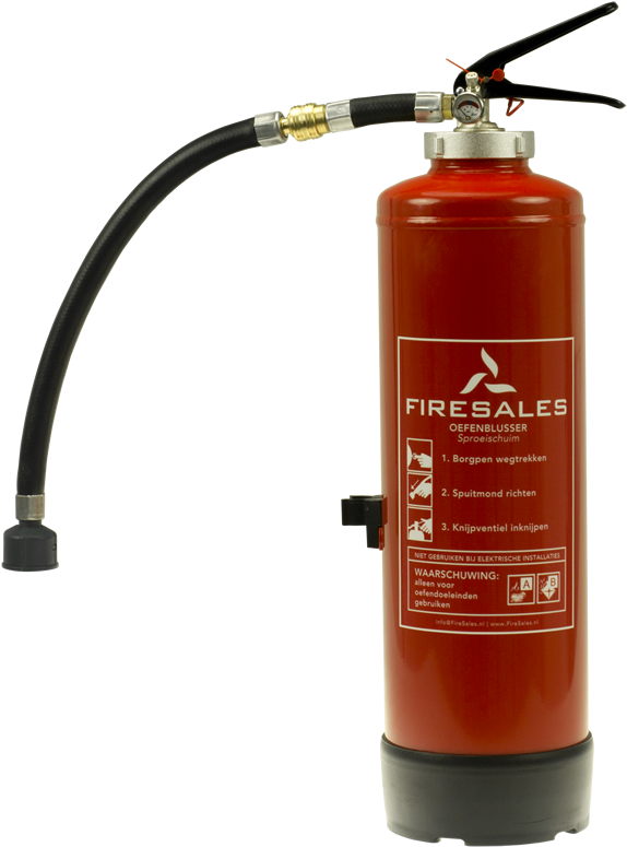Red Fire Extinguisher Training Unit PNG image