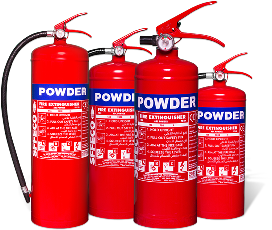 Red Fire Extinguishers Group PNG image