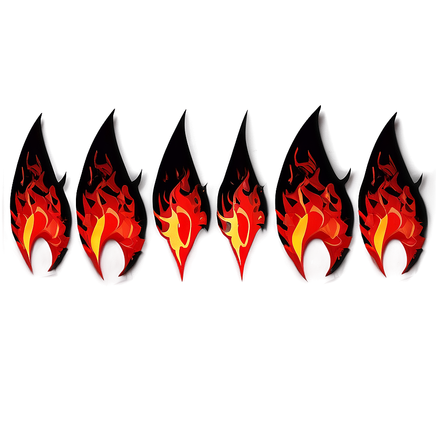 Red Fire Geometric Shape Png Rmx92 PNG image