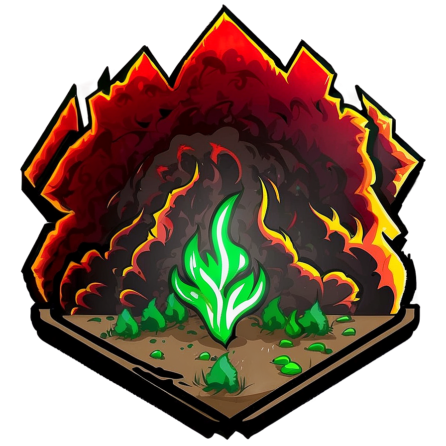 Red Fire Hazard Sign Png 9 PNG image