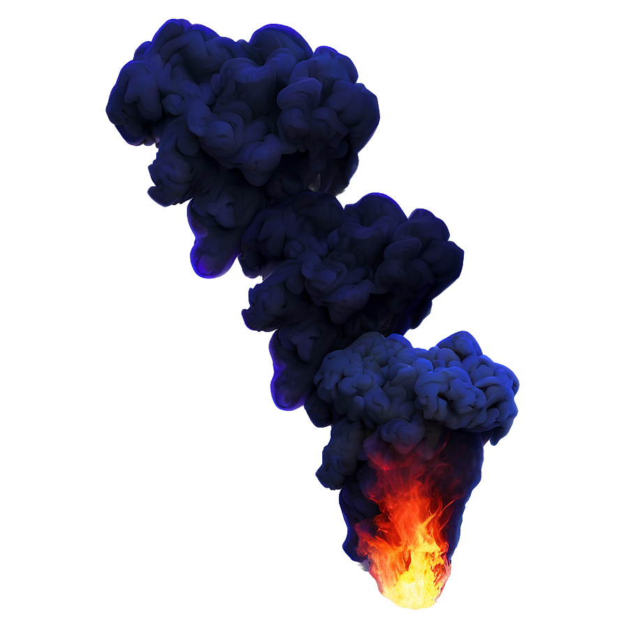 Red Fire Smoke Effect Png 06252024 PNG image