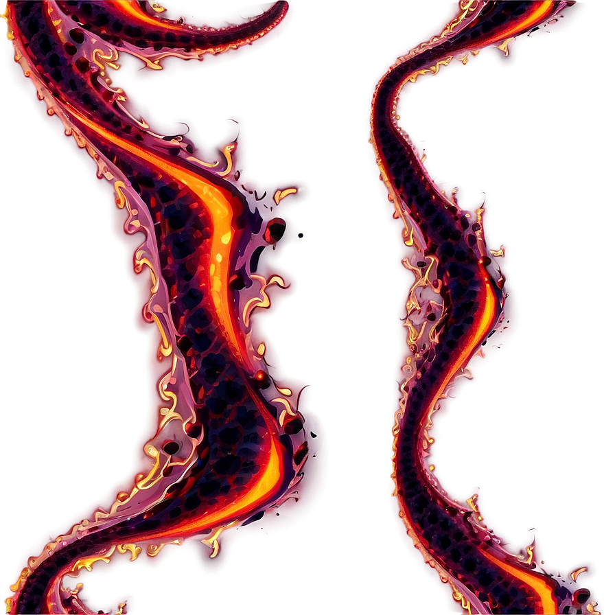 Red Fire Swirl Pattern Png 06252024 PNG image