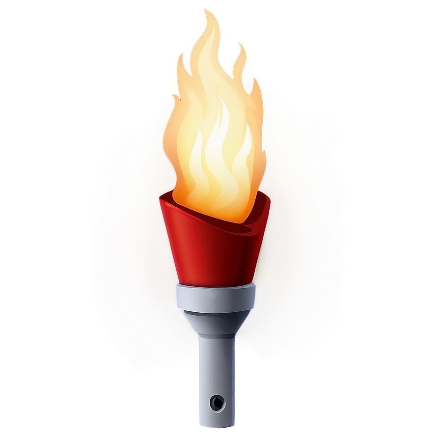 Red Fire Torch Light Png Wbg PNG image