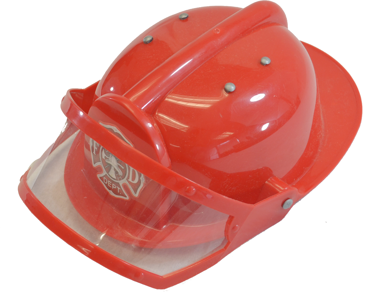 Red Firefighter Helmet PNG image