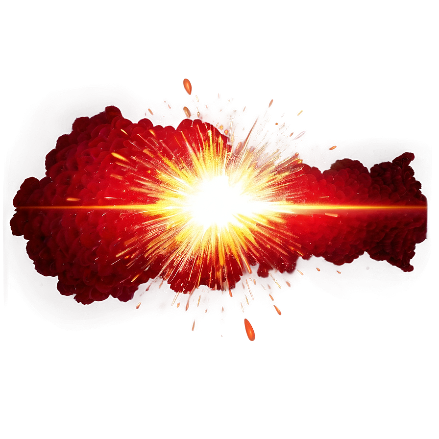 Red Flare Explosion Png 06122024 PNG image