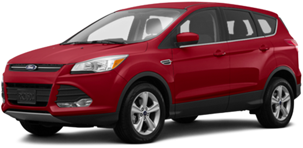 Red Ford Escape S U V Profile View PNG image