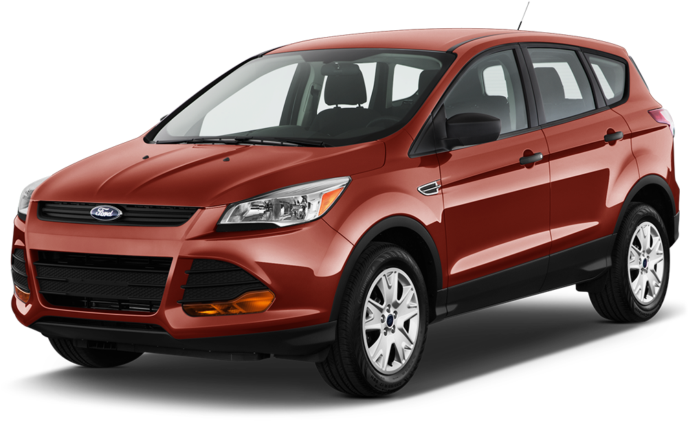 Red Ford Escape S U V Profile View PNG image