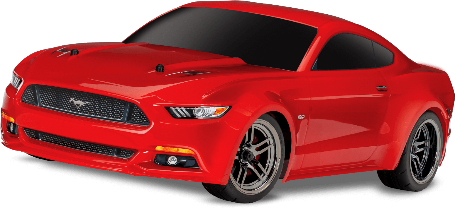 Red Ford Mustang G T Isolated PNG image