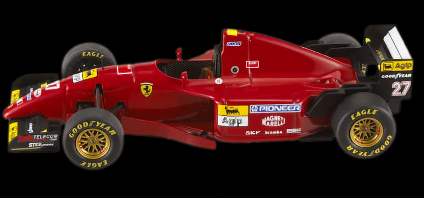 Red Formula Racecar Hot Wheels PNG image