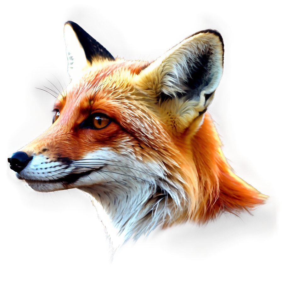 Red Fox Illustration Png 06242024 PNG image