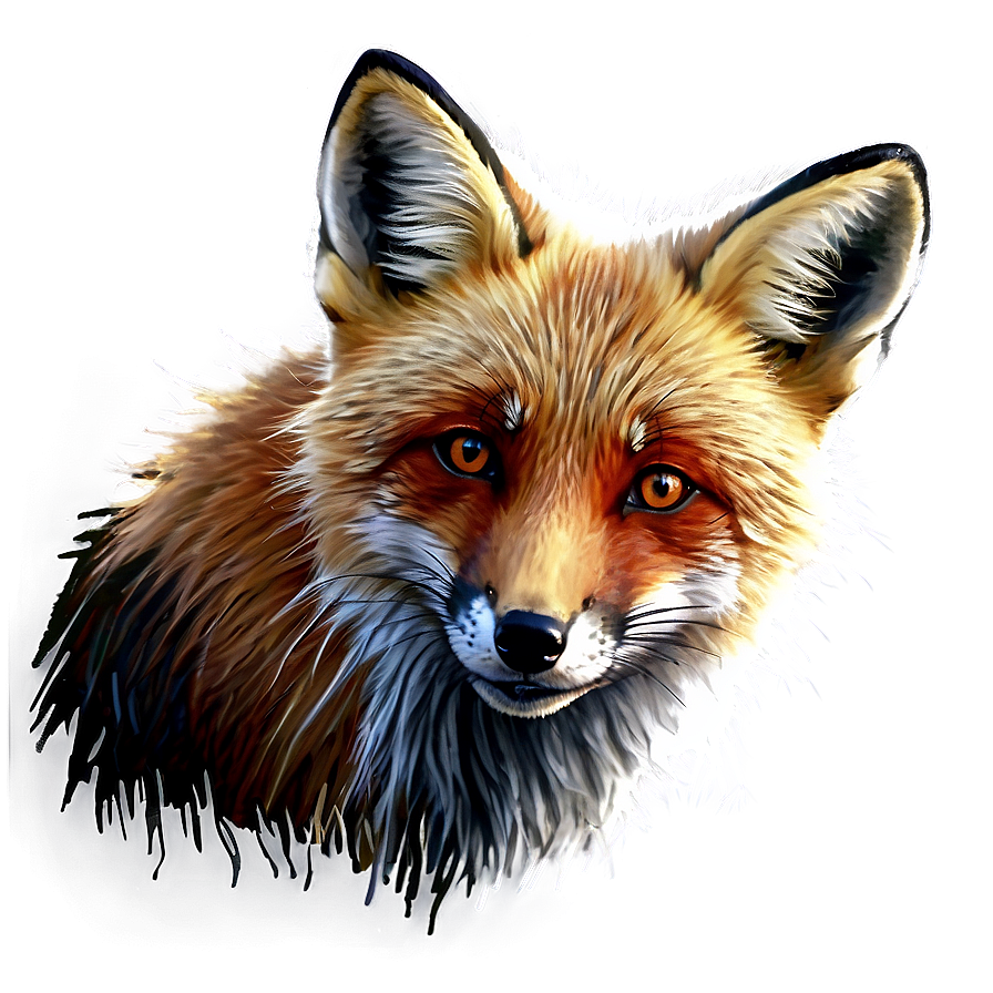 Red Fox In Grass Png 06242024 PNG image