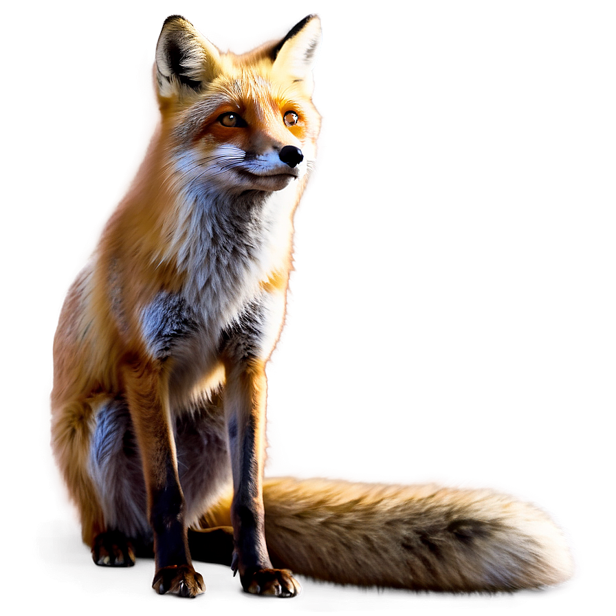 Red Fox In Moonlight Png Isp PNG image