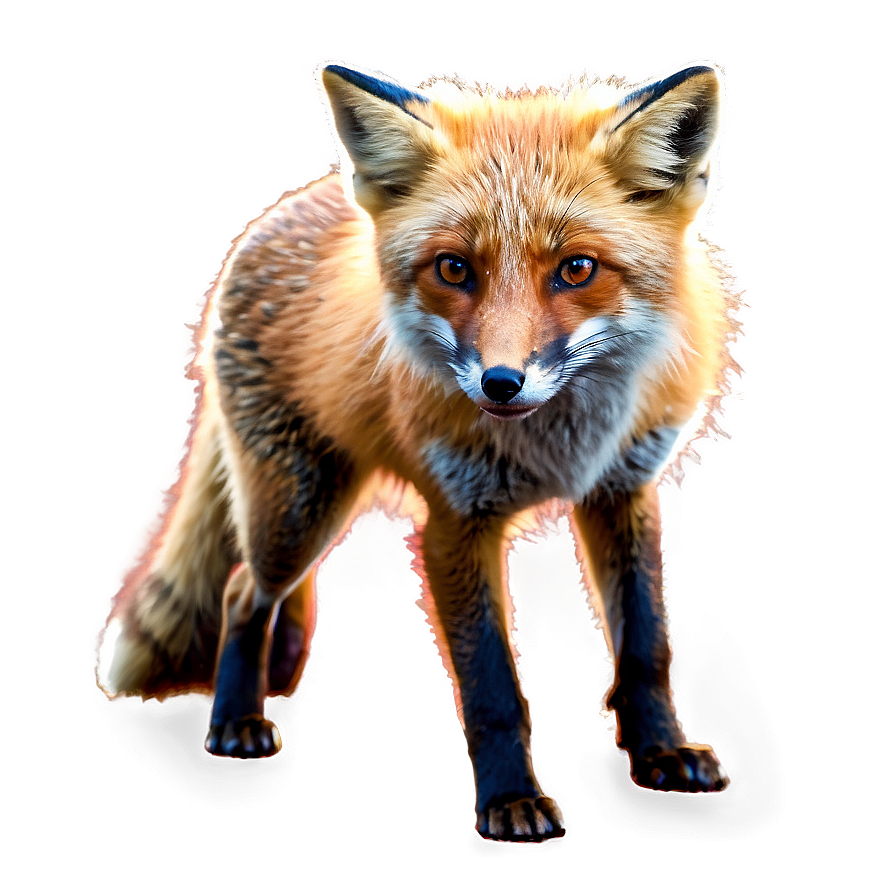 Red Fox In The Wild Png 94 PNG image