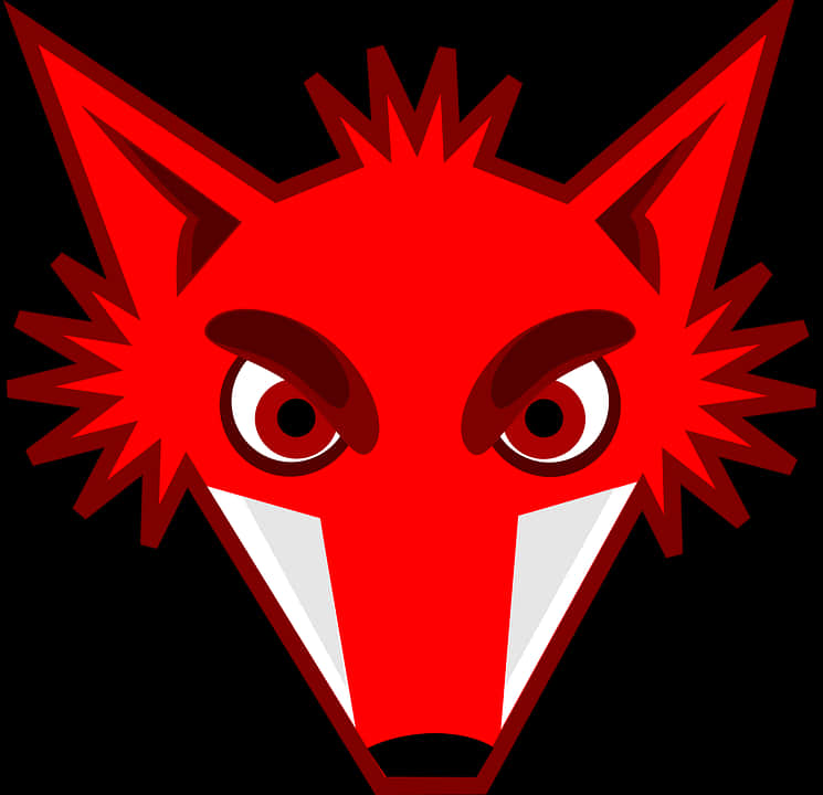 Red Fox Vector Art PNG image
