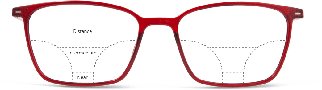 Red Frame Eyeglasses Transparent Background PNG image
