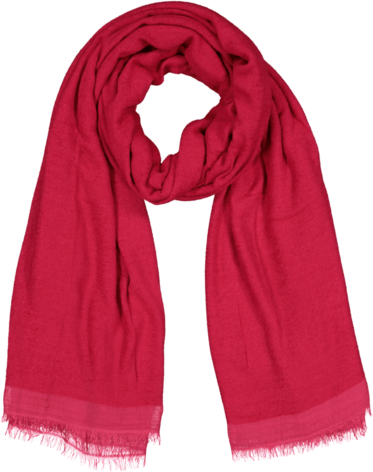 Red Fringed Scarf PNG image