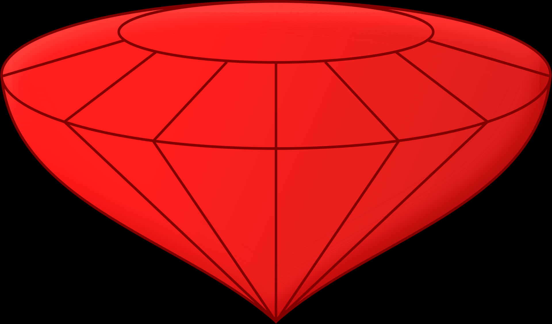Red Gemstone Graphic PNG image