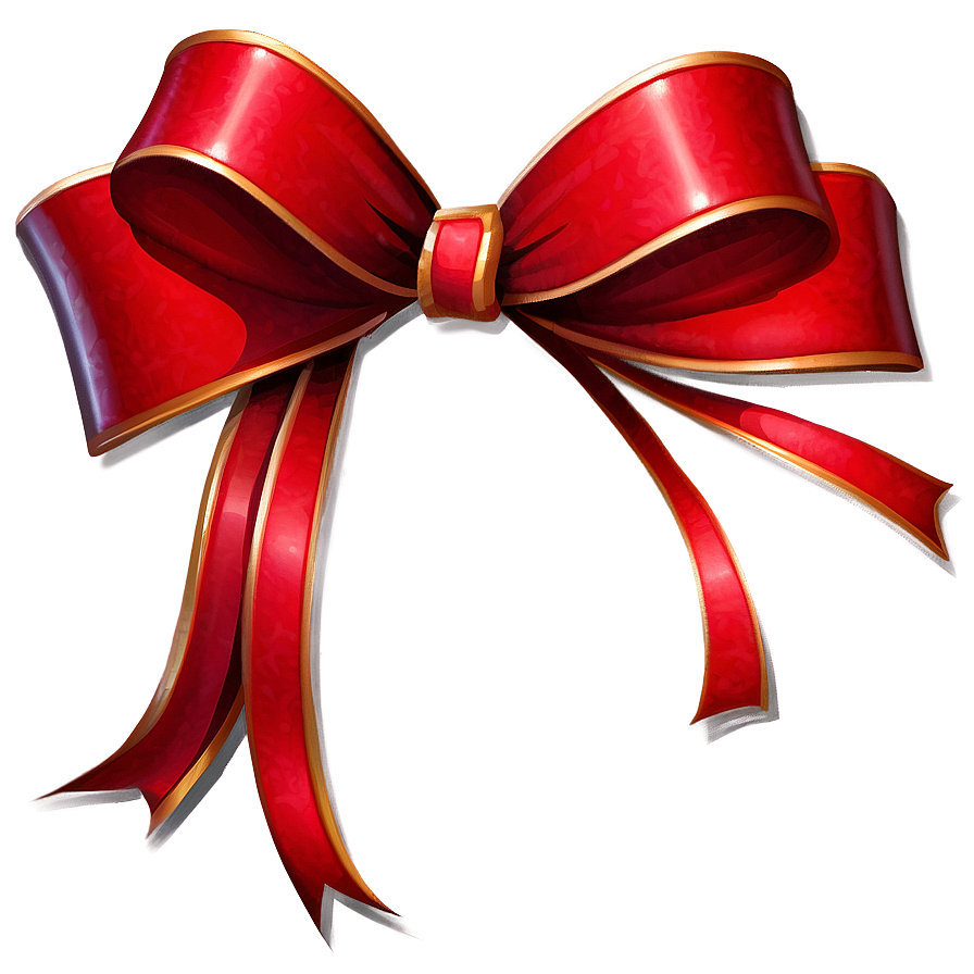 Red Gift Bow Png Qly PNG image