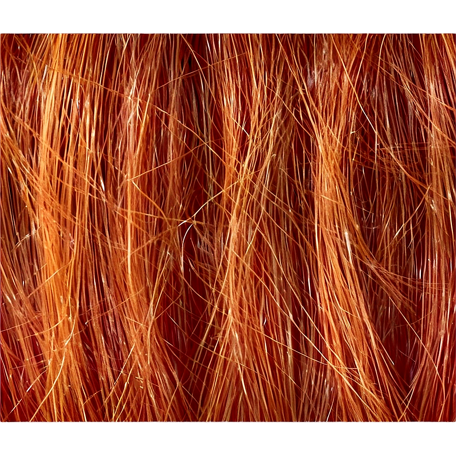 Red Hair Texture Png 06202024 PNG image