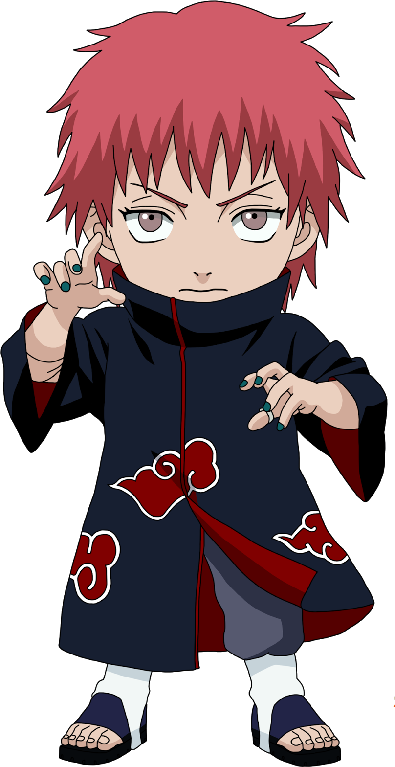 Red Haired Puppet Master Anime Character.png PNG image