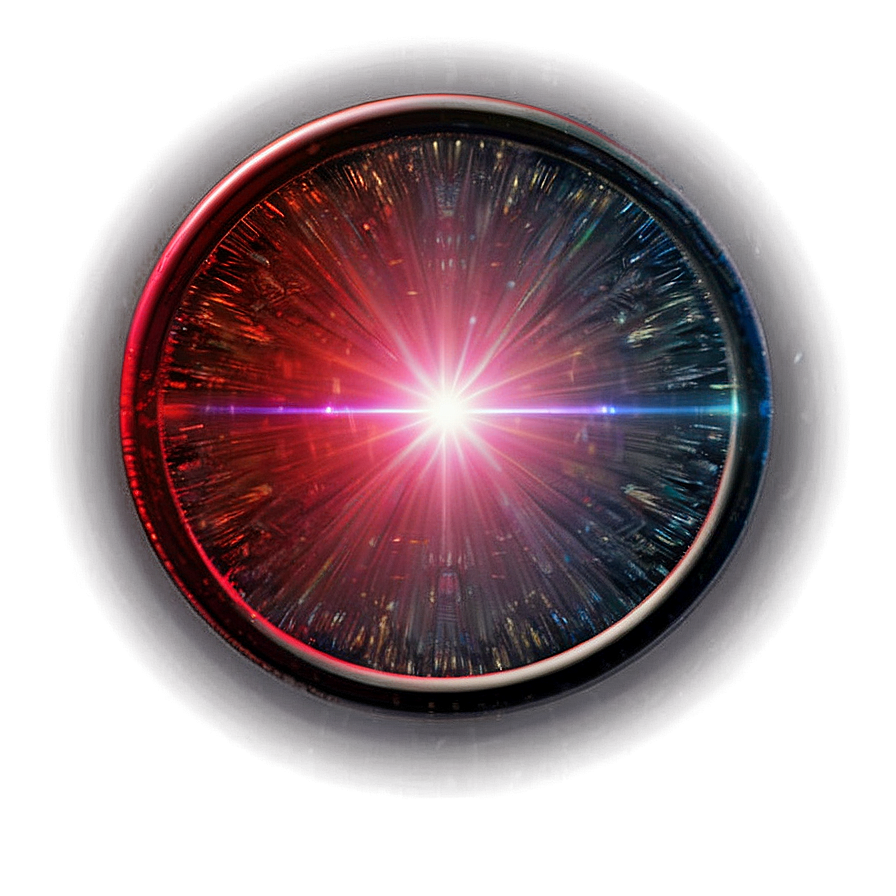 Red Halo Lens Flare Png Dny PNG image