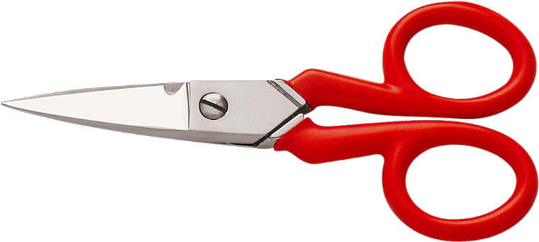 Red Handled Scissors PNG image